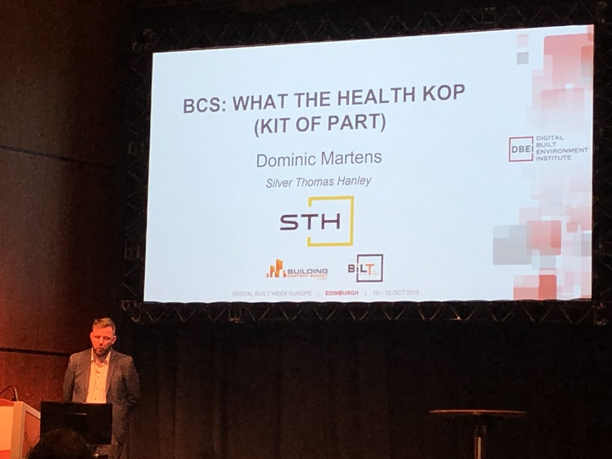 BuildConSum's tweet image. Dominic Martens kicks off the afternoon #BuildConSum sessions with “What the Health KOP (Kit of Parts)