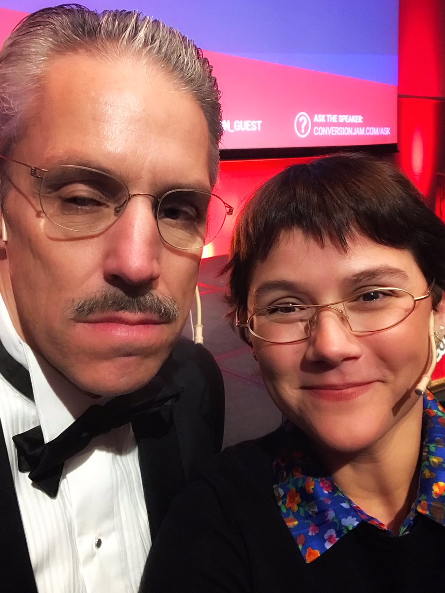 Nothing to see here. Just me and The Growthfather himself, <a href="/Conversionista/">Chief Conversionista</a> Don Convertone. Thank you so much for having me over at #CJAM19. It was an honour and a pleasure. 🙏🏼