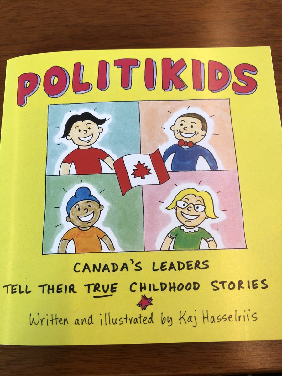So proud of my brilliant friend Kaj Hasselriis <a href="/kajhasselriis/">Kaj Hasselriis</a> writer &amp; illustrator the Politikids comic book. A must have for young Canadians. Emphasizing the value of entering politics so that students- all of them- can aspire to the role. Teachers help me get the news out!