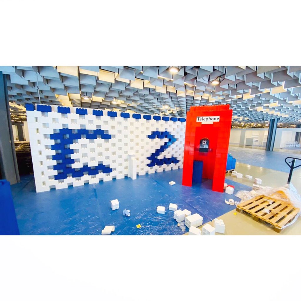 EverBlock's tweet photo. Build incredible interactive trade show exhibits in a flash using #EverBlock! We love this custom back wall and telephone booth exhibit! #WhoYouGonnaCall?
#C2Group #C2GroupEdu @EverBlockItalia #backdrop #eventdecor #giantlego #temporarywall #technologyevent #phonebooth #popup https://t.co/d3cxqp3f8O