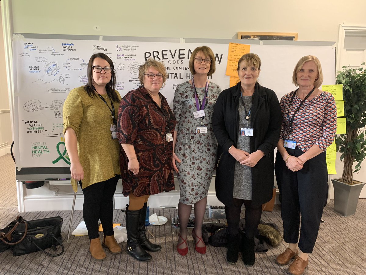 Inspiring day at the Partnership Public Mental Heath Event. Lots of focus on prevention #hdft #WorldMentalHealthDay