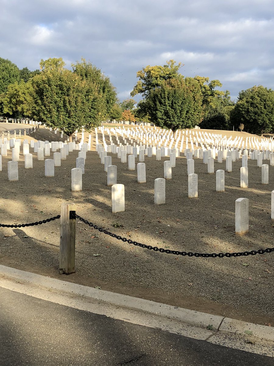 Beautiful morning in Arlington National Cemetery!