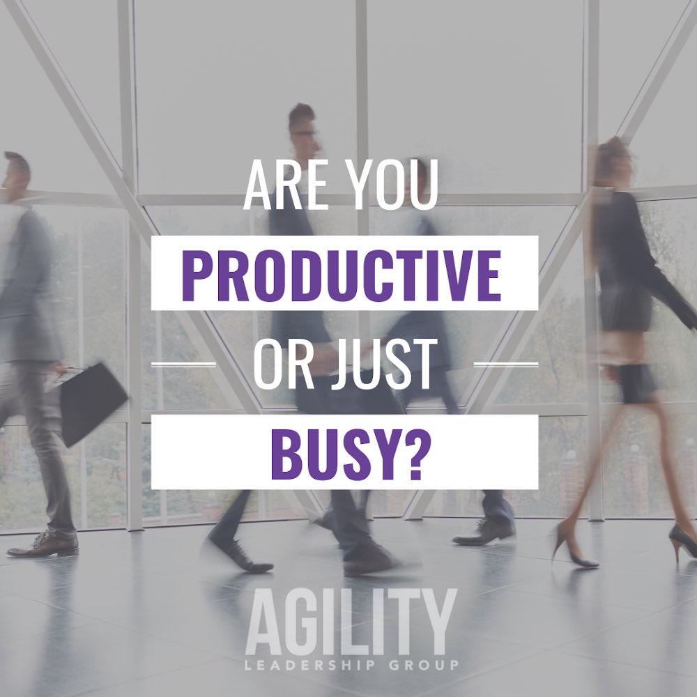 AgilityLG's tweet photo. Your time is the most valuable resource you have. Are you spending it or investing it? #productivity #leadership #selfleader https://t.co/ufrqjIunkA