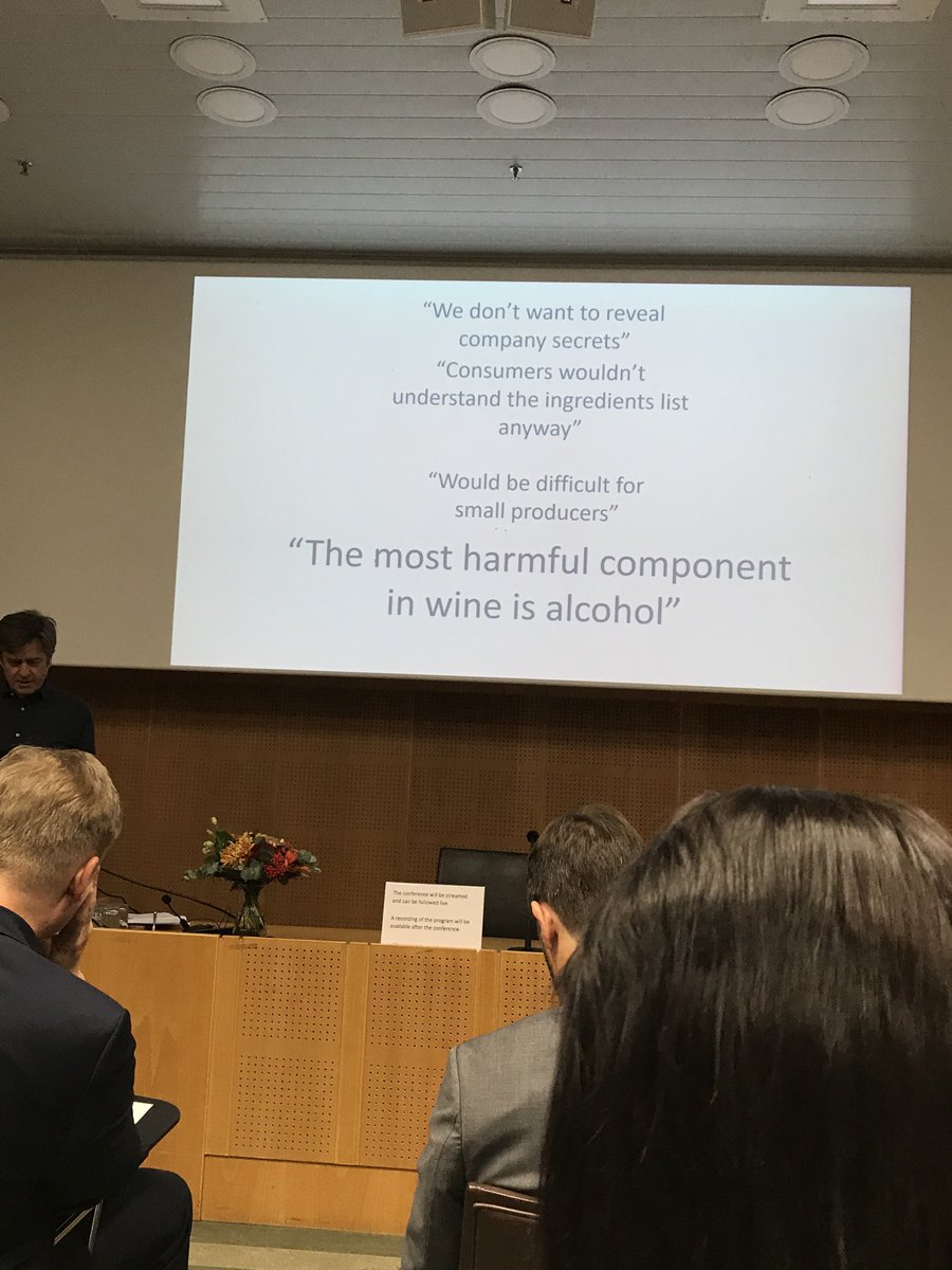 Arguments for not having ingredient labels on alcohol. ⁦<a href="/EUROCAREBRUSSEL/">EurocareBrussel</a>⁩ #RightToKnow ⁦<a href="/EHYTry/">EHYT ry</a>⁩ ⁦<a href="/scotgovhealth/">Scot Gov Health</a>⁩ ⁦<a href="/SubMisuseGcu/">SubstanceUse@gcu</a>⁩ ⁦<a href="/LouiseFeenie/">Louise Feenie</a>⁩