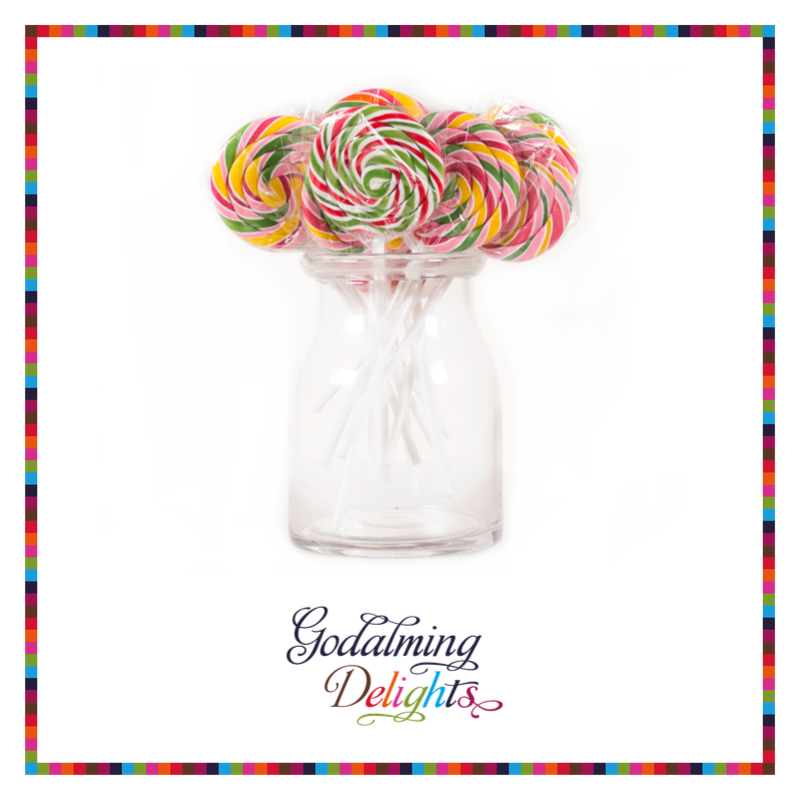 GodalmingDelig1's tweet photo. Have you seen our truly scrumptious, fabulously fruity, swirl lollies? Individually wrapped and in a rainbow of eye-popping colours and flavours. A perfect after school treat and available now from our Shere and Godalming shops. 🍭

#sweets #retrosweets #surrey #surreyhills https://t.co/IH6dVirhke