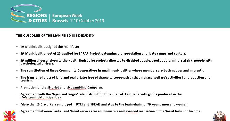 COEbanknews's tweet photo. #AngeloMoretti on #welcome rather than #welfare and the results achieved by Consorzio Sale della Terra-Rete PiccoliComuniWelcome  in effecting strategic changes in local development policies in 🇮🇹 #WelcomingMunicipalities
More 👉 https://t.co/5iwcVgLwGd  #EURegionsWeek https://t.co/ZnelyVMz47