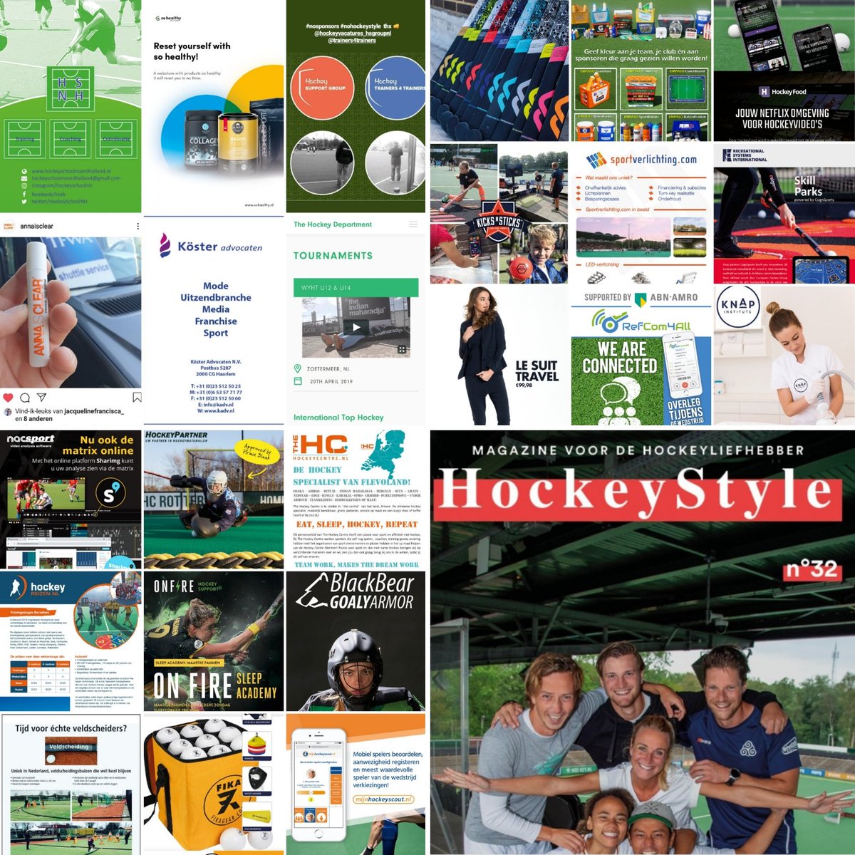 HockeyStyle's tweet photo. Al dit hockeynieuws was niet mogelijk geweest zonder onze sponsors. #nosponsors #nohockeystyle @glowsports1 @blackbeargoalie @knapinstitute @sportverlicht @Sportmonitor_ @thehockeydpt @fikagear @EuropeanTurf @sohealthynl @hockeyvacatures @HSgroupNL @AnnaisclearNL @HockeySchoolNH https://t.co/GCLs2p8NDZ