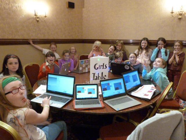 CoderDojoClon's tweet image. We are so proud of of our #GirlsTable #CoderDojoGirls and what they achieve @wcullinane @margiekd @jcocula