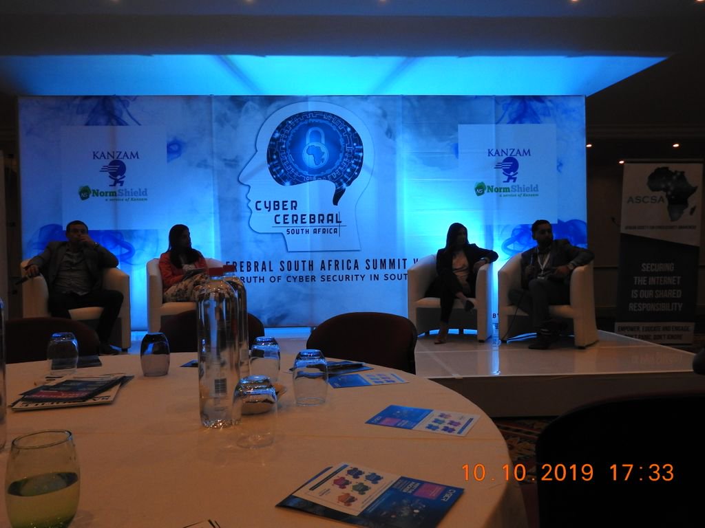 sa_ccsas's tweet photo. Panel Discussion 7: "Digital Resilience" Chairing this discussion is Abdul Kader Baba. Panelists: Michelle Govender, Camilo Ramada and Nadia Veeran Patel.
Endorsed by: African Society for Cyber Security Awareness. #ASCSACyberSafe #CCSAS #CCSA19 #Cyber #CyberSecurity #CyberAware https://t.co/mtOr4JU6KO