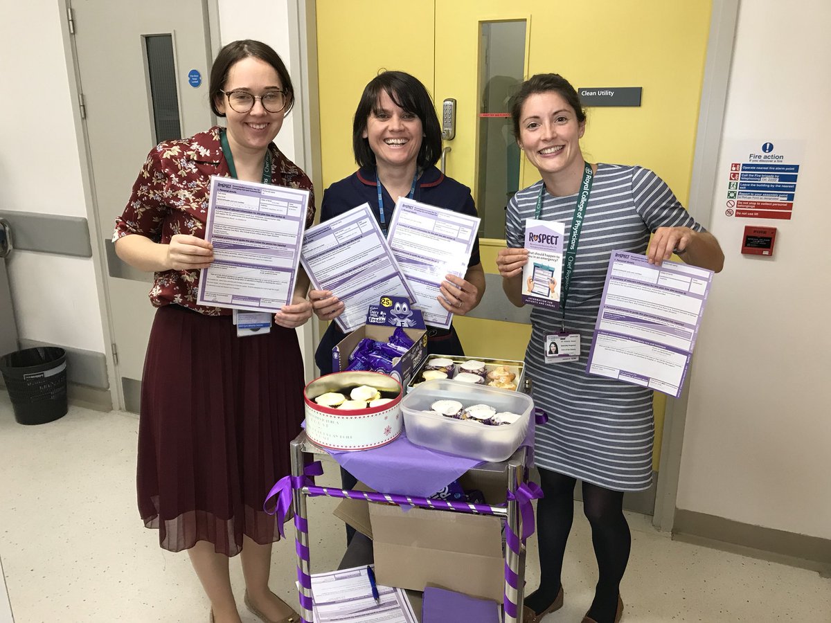 GauntV's tweet photo. Over 120 staff trained so far today on the #ReSPECTProcess with Tea Trolley Teaching @gloshospitals @One_Glos @GlosHealthNHS. #haveaconversation @AndyFoo7  @mdoc77 @drheinleroux https://t.co/ffYbJ3dJBr