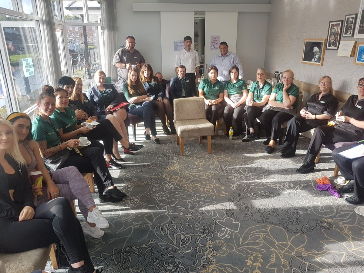 CentreIsland_'s tweet photo. For #WorldMentalHealthDay some of our teams got together over a morning cuppa and catch up. An open arena where they could talk if they wished, listen, and offer support. Care, integrity and people are at the heart of everything we do, and we're proud of everyone involved 💛 https://t.co/6WCbXeimFP