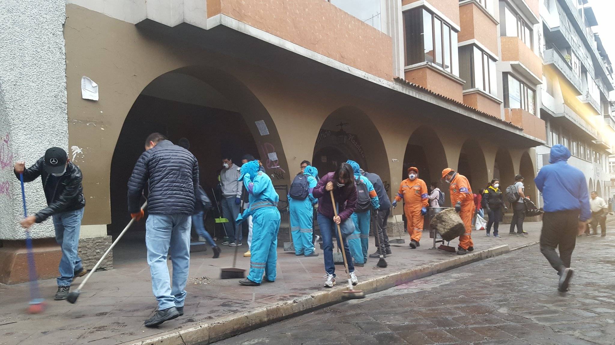 La Voz del Tomebamba on Twitter "Esta mañana se realiza una minga de