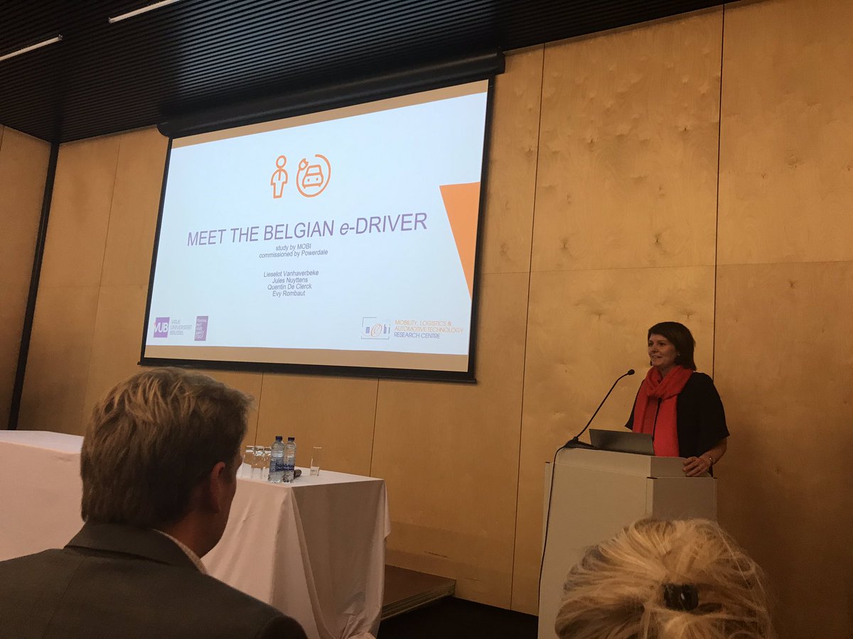 Cathy Macharis (@cathymacharis) on Twitter photo Lieselot Vanhaverbeke presenteert resultaten van nieuwe studie over de e-Driver <a href="/PowerdaleEV/">Powerdale EV</a> <a href="/MOBI_VUB/">MOBI Electromobility Research Centre</a> <a href="/VUBrussel/">VUB</a> Lieselot Vanhaverbeke presenteert resultaten van nieuwe studie over de e-Driver <a href="/PowerdaleEV/">Powerdale EV</a> <a href="/MOBI_VUB/">MOBI Electromobility Research Centre</a> <a href="/VUBrussel/">VUB</a>
