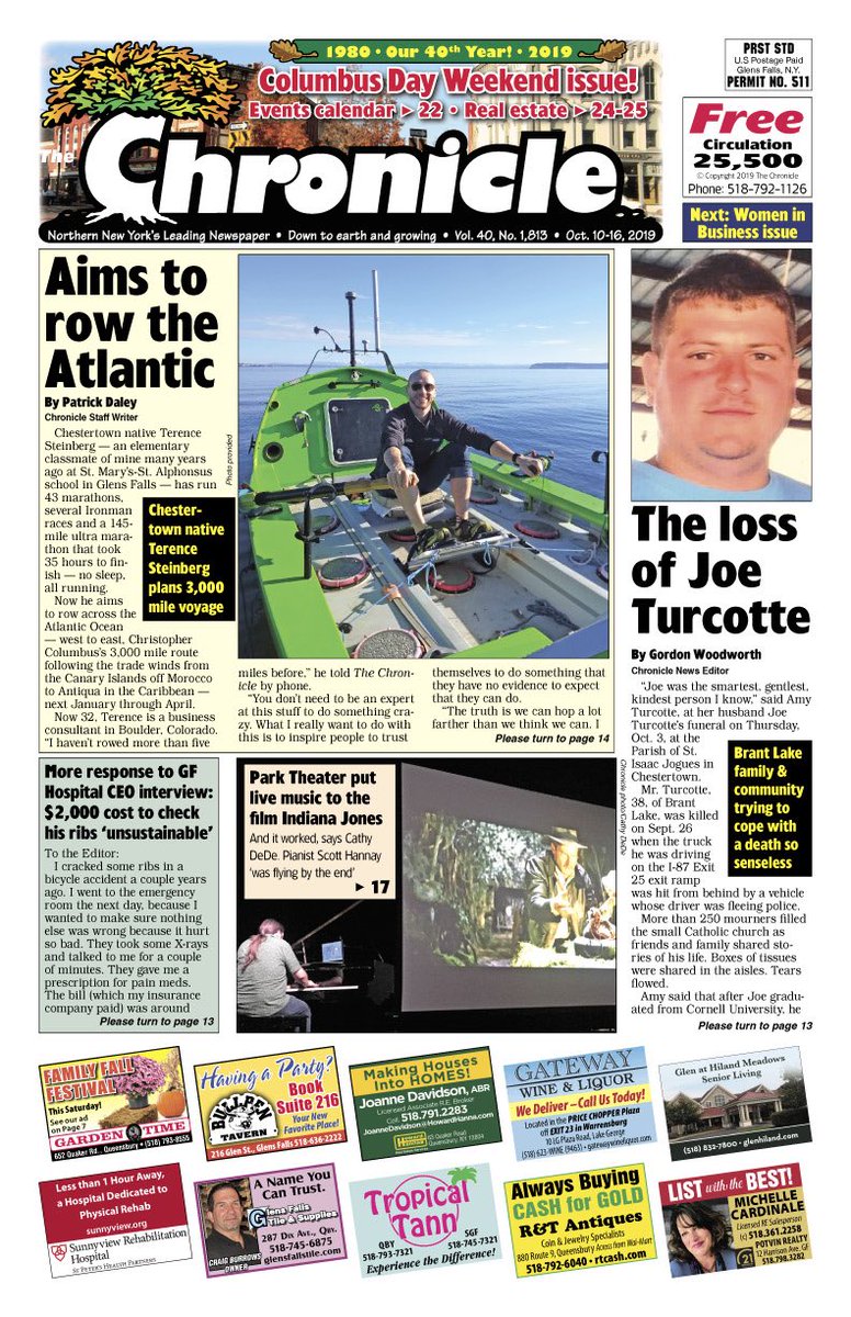 GFChronicle's tweet photo. Today’s Chronicle! https://t.co/qZrV8Xoyap