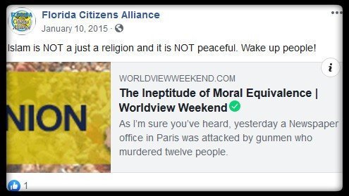 We need to dig a little deeper into what the Florida Citizens' Alliance stands for, or else we risk normalizing their radical intolerance, an intolerance that does not belong in K-12 education. Here are some screenshots. <a href="/lesliepostal/">Leslie Postal</a> <a href="/Scott_Maxwell/">Scott Maxwell</a> <a href="/RogerSimmons/">Roger Simmons</a>