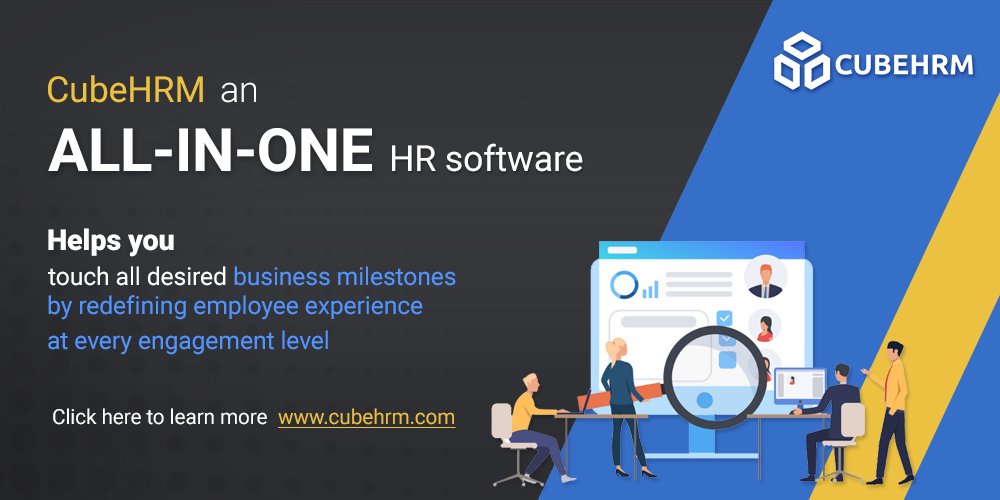 Cubehrm's tweet photo. #CubeHRM - an all-in-one HR software - helps you touch all desired #business milestones by redefining #employee experience at every engagement level. #Clickhere to learn more - https://t.co/oRkMfHJDrm

#HRmanagementplatform #Hrmanagementsalary #Hrmanagement #Hrmanagementsoftware https://t.co/I8d02gb5eB