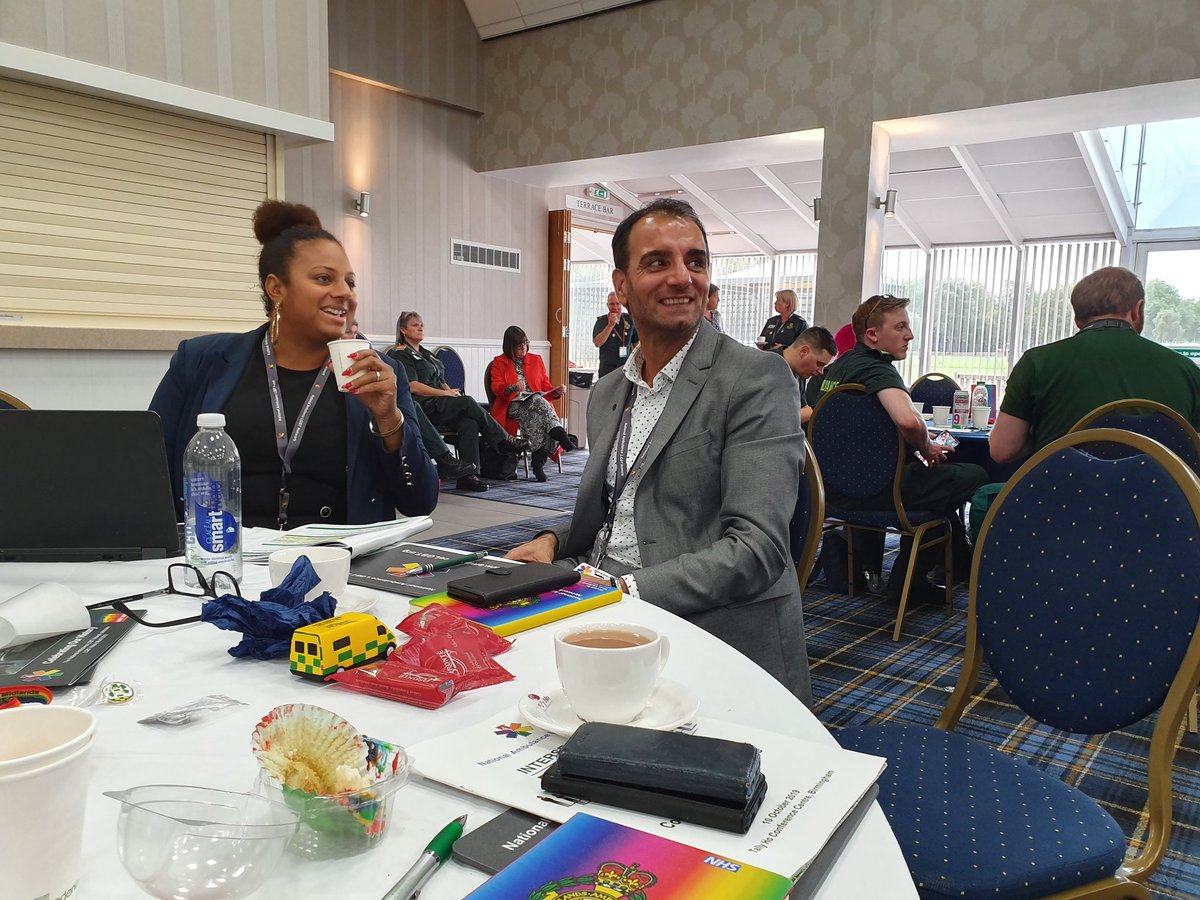Team YAS @NALGBT19 in Birmingham debating LGBT health inequalities, tackling hate crime and good mental health. <a href="/YorksAmbulance/">Yorkshire Ambulance</a> <a href="/HayatKez/">Kez Hayat</a> <a href="/alistair_gunn/">Alistair Gunn</a> <a href="/NatAmbLGBTUK/">National Ambulance LGBT+ Network 🏳️‍🌈</a>