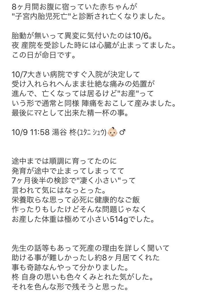 ᴍ ᴀ ɪ ご 報 告 凄く重い内容になります 子宮内胎児死亡 死産 天使ママ