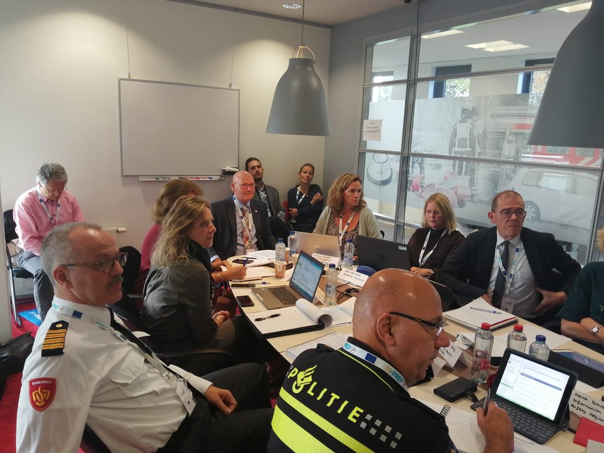 IN-PREP’s Strategic Team are currently discussing the different evacuation options for Kampen as #flood waters rise and how best to communicate with affected citizens #H2020 #preparedness #resilience