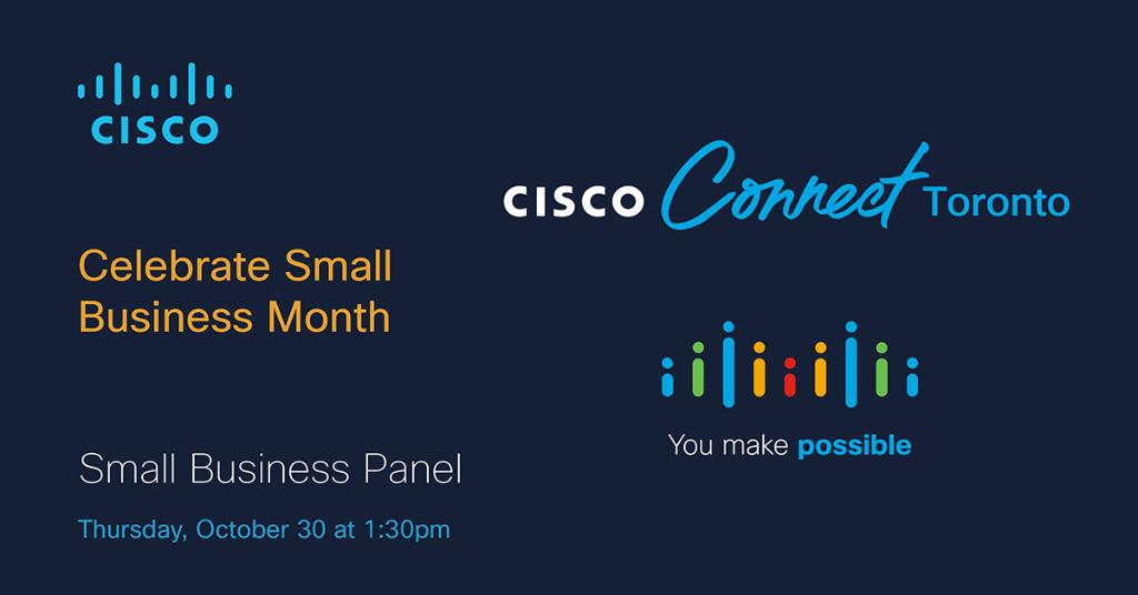 Digitize. Grow. Repeat. Reserve your seat for our Small Business digital transformation roundtable at Cisco Connect #Toronto on Oct 30 > cs.co/60161EIHp #ConnectCanada