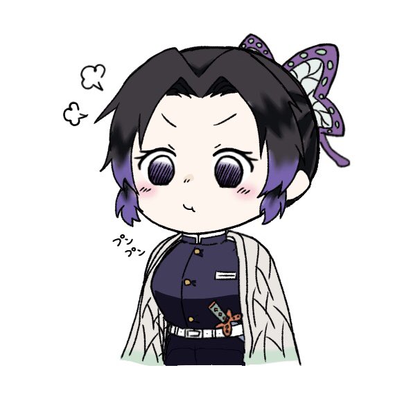 ほいのさんがTwitterに投稿した胡蝶しのぶ(鬼滅の刃)のイラスト。