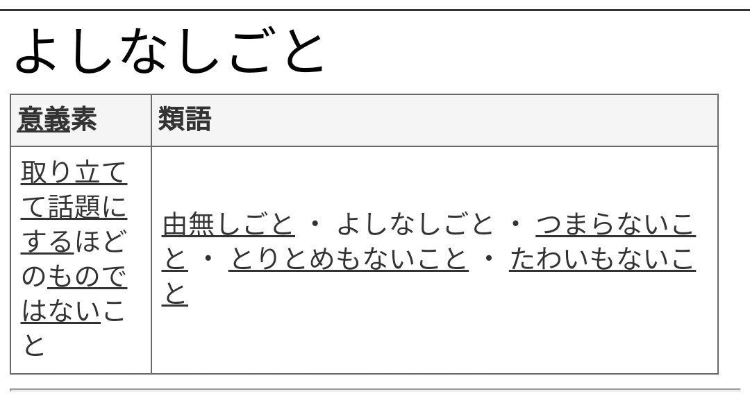 とりとめのない 類語