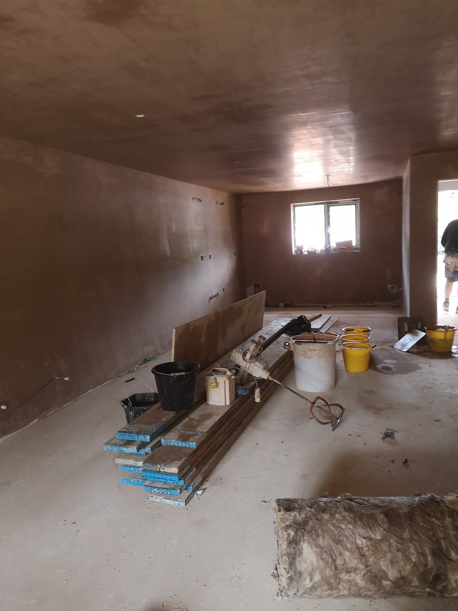 PlasteringTr's tweet image. Lovely size ceiling and kitchen skimmed through out