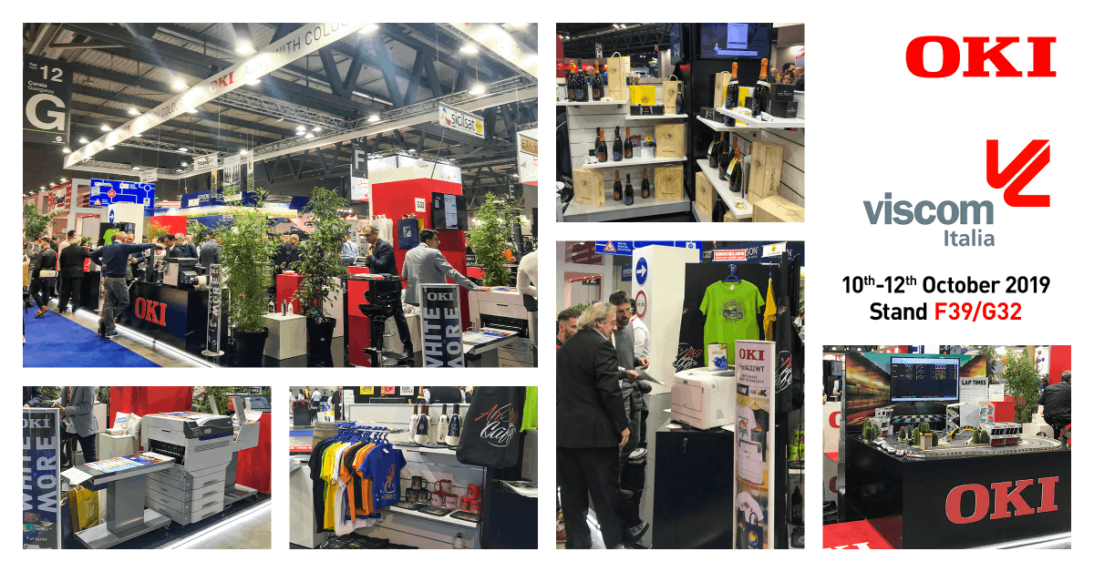 OKI_Europe_Ltd's tweet photo. It's great to be at #Viscom2019, showcasing our innovations and networking with the best in the industry. We hope to see you at stand F39/G32! https://t.co/OSApE4PuEy https://t.co/a0S6Z8C411