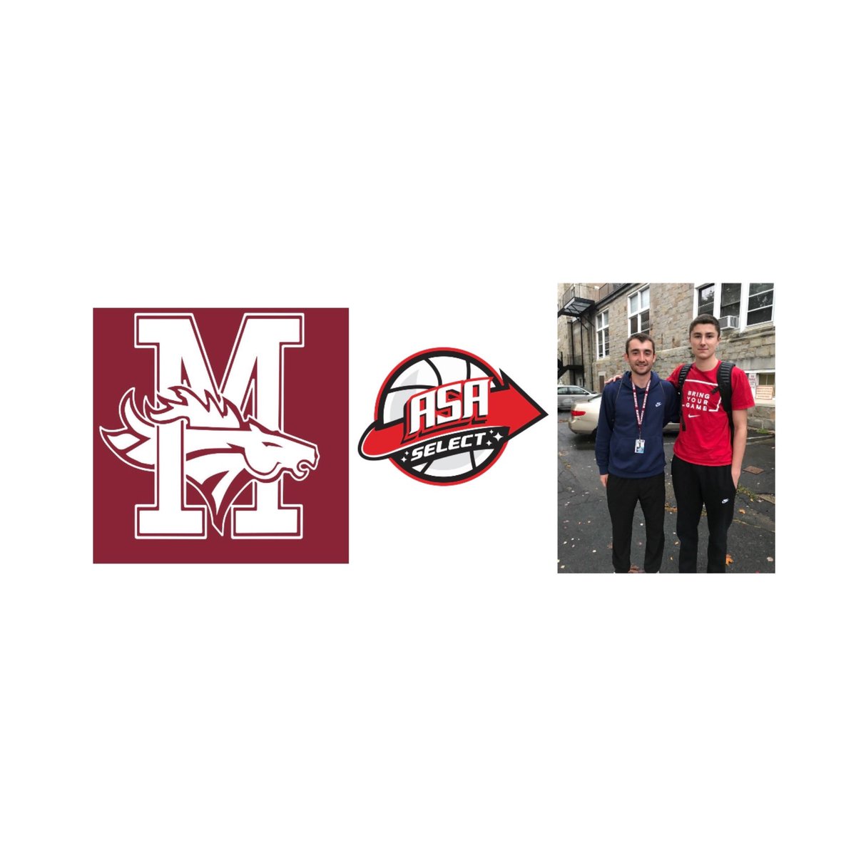 ASAHoopsNation's tweet image. Thank you to the MacDuffie School, Coach McKenzie, the basketball staff, and administration for taking the time to tour C/O 2021 Jake Gomez 6’5” (Weymouth HS) around your campus yesterday!! #GoMustangs #ASAHoopsFamily