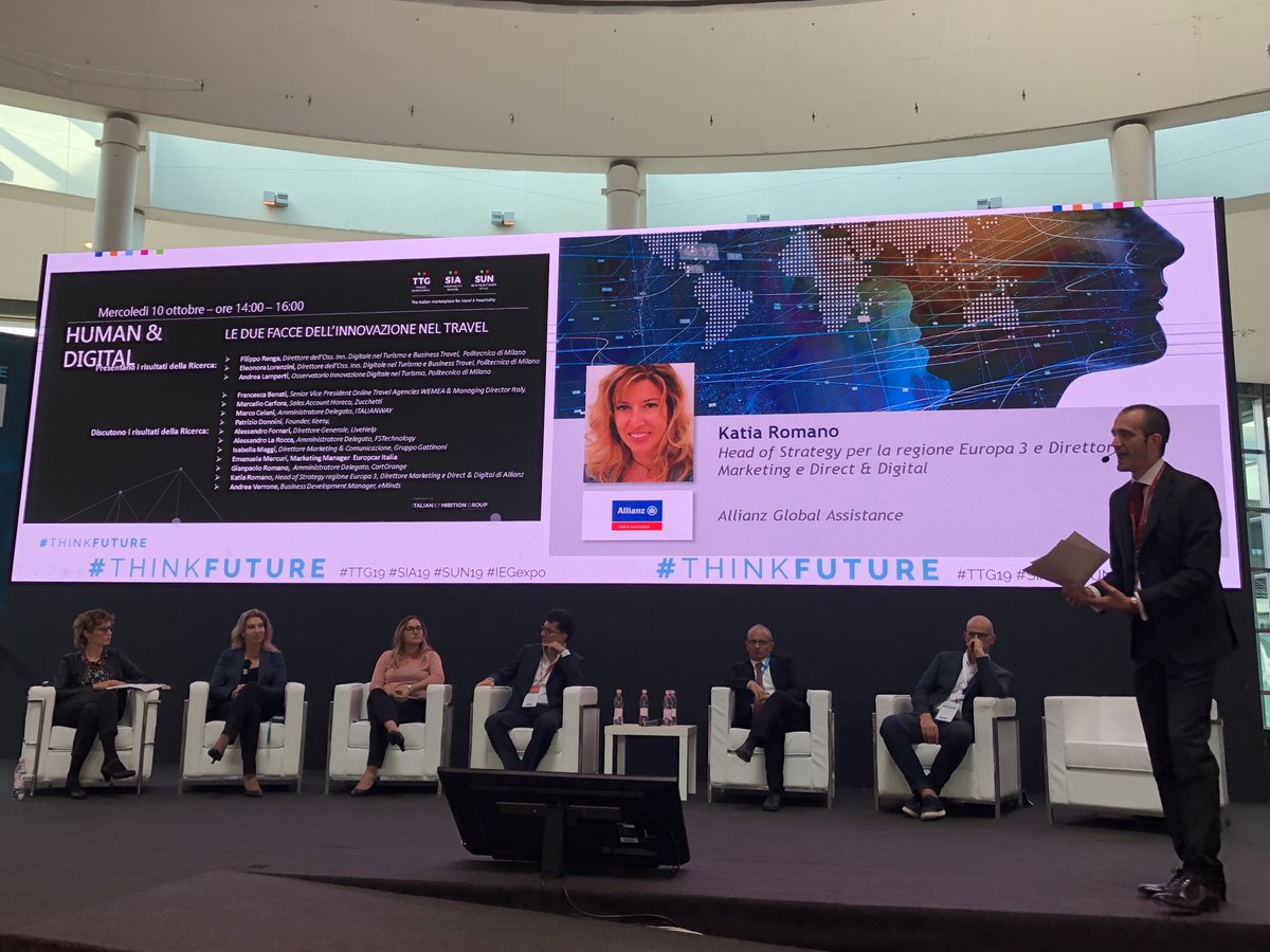 AllianzAssistIT's tweet photo. Al #TTG2019 per parlare della nostra #MyMobilty, la prima innovativa #Instant #insurance lanciata per proteggere la persona e le sue esigenze durante tutti i suoi spostamenti, indipendentemente dal tipo di mezzi utilizzati e dall’esserne guidatore o passeggero! #THINKFUTURE https://t.co/149j7u71Ht