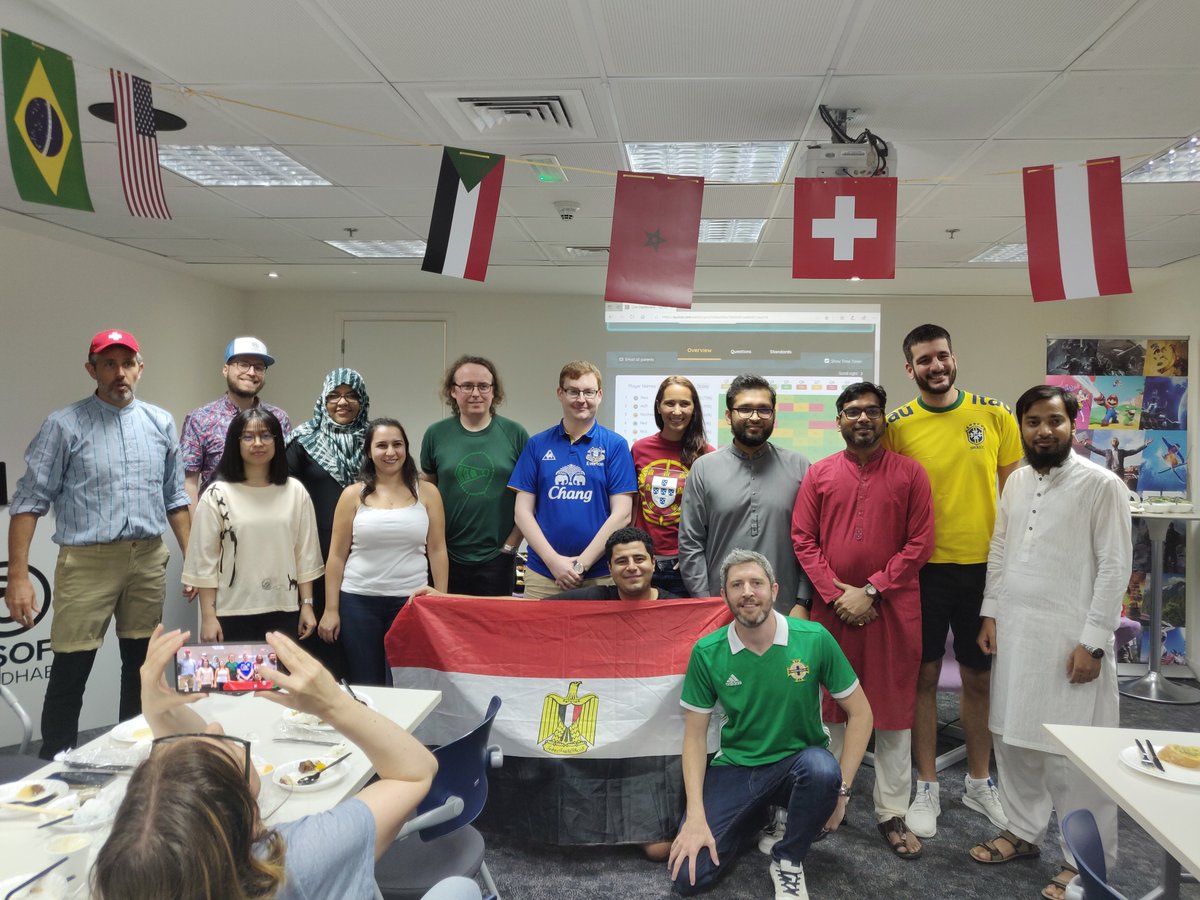 UbisoftAbuDhabi's tweet photo. Celebrating our various cultures with a #Ubilicious potluck lunch. 28 different nationalities provide a tasty array of food 😋
#Diveristy #LifeAtUbi #UbisoftAbuDhabi https://t.co/6qvCtDx0E1