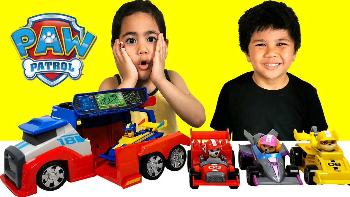 youtu.be/VuohQ35gy7c
#pawpatrolraceango #pawpatrol #pawpatrolreadyracerescue #pawpatrolmibilepitstopvehicle