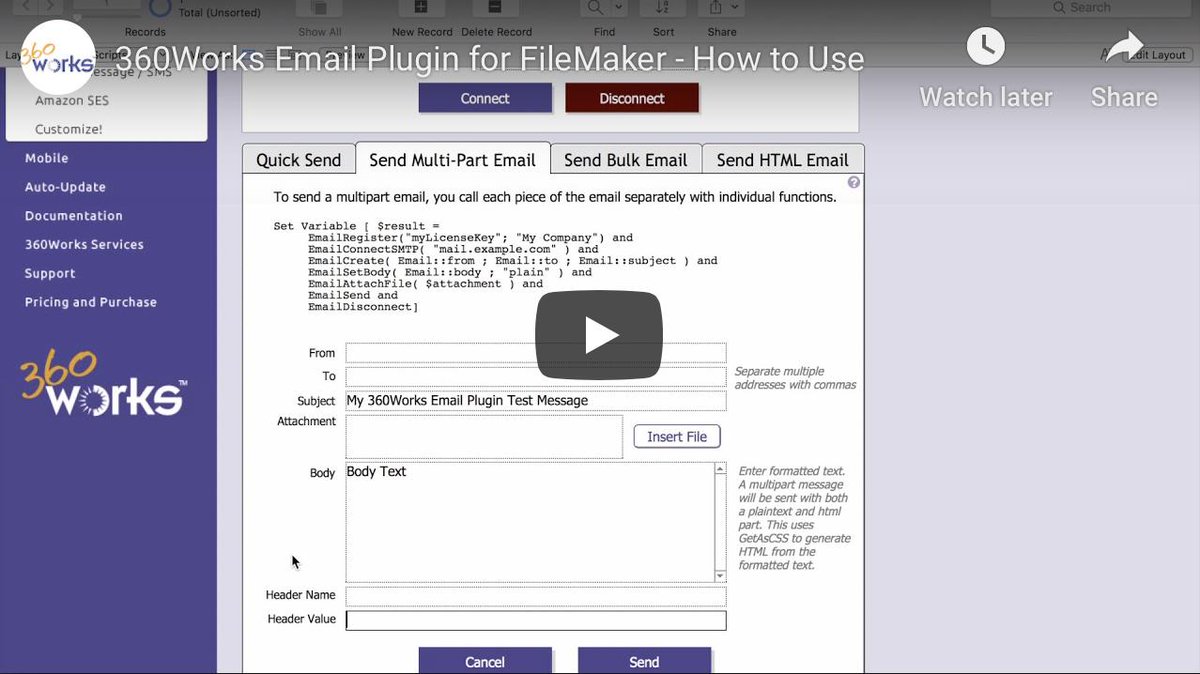 360Works's tweet photo. Learn how you can use the 360Works Email Plugin for #FileMaker to send and import messages with ease! Includes support for HTML, multiple attachments, SMS/ Text Messaging, and more! WATCH VIDEO: https://t.co/FF8dPee7ZL
-
#360Works
#Claris
#FileMakerDeveloper https://t.co/W3ef2X04It