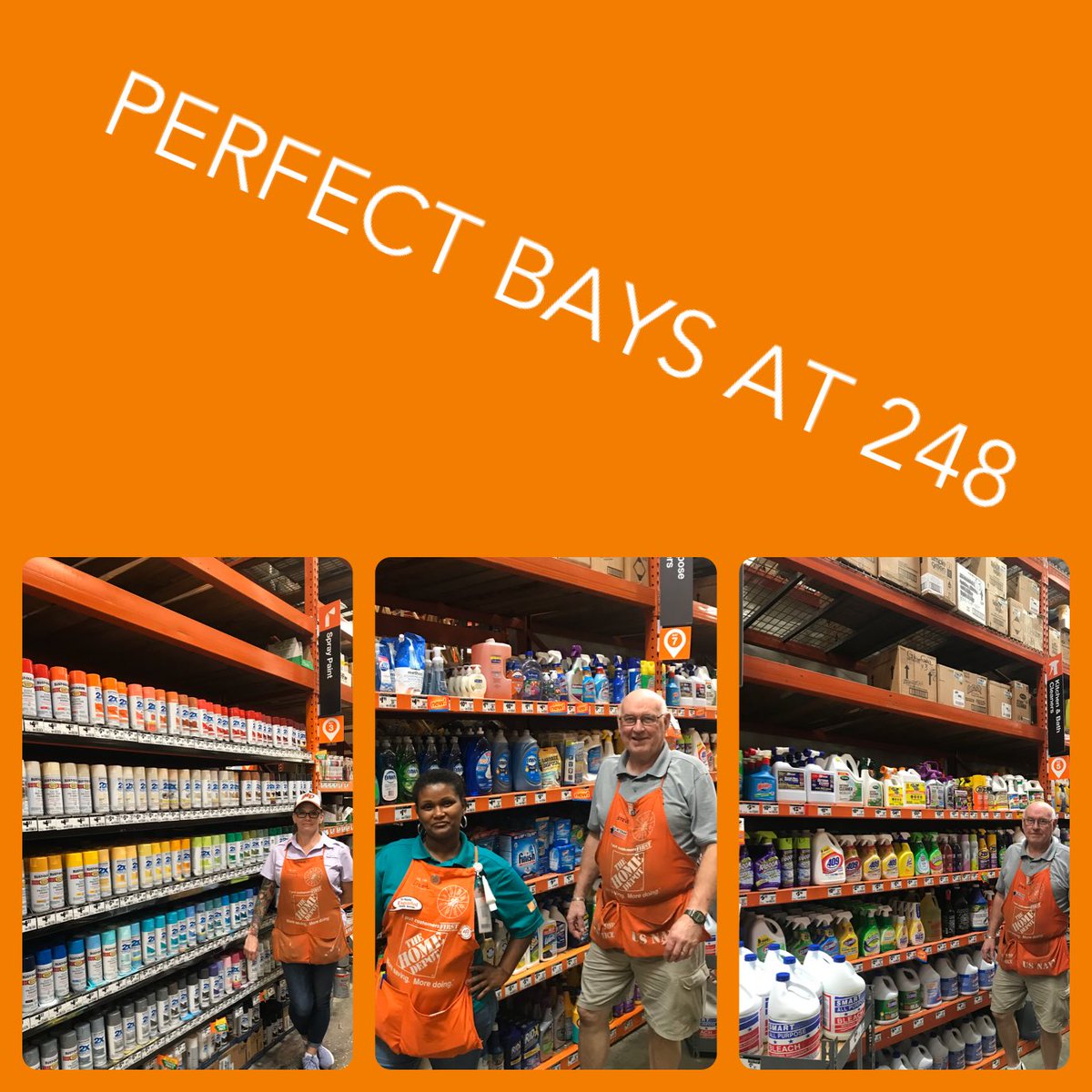 DaveC_THD's tweet image. Big shout out to Kim H, Licet and Steve for their outstanding Perfect Bays this morning! #perfectbay #shelfavailability #0outs ⁦@sgaskinshd⁩ ⁦@marlaina_smith⁩ ⁦@jaquielee66⁩ ⁦@CarrieHalas⁩