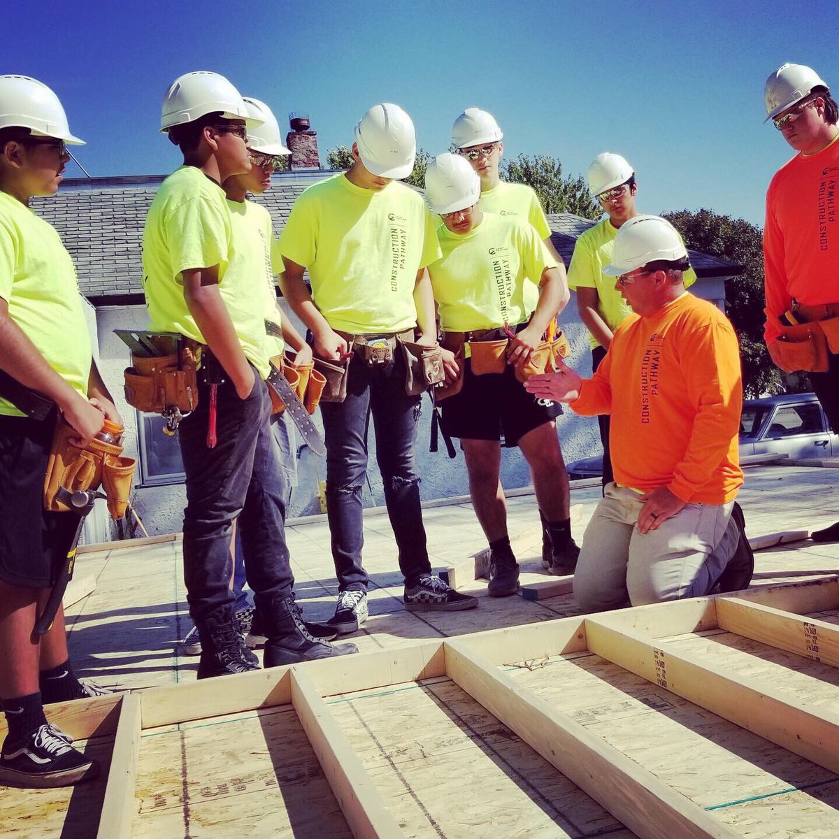 So thankful for CPI students and their instructor, Brett Forsman, who are building Habitat House 103.
<a href="/CPI_GI/">Academy of Technical Sciences</a> <a href="/mrbrettforsman/">Brett Forsman</a> #HabitatforHumanity #CPIBuilds #Habitatgi103