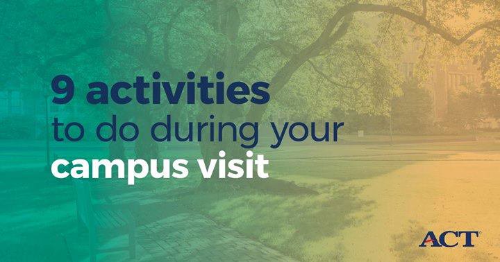 ACTStudent's tweet image. Campus visits are essential to your college selection process. Here is the ultimate guide to conquering campus visits: bit.ly/2Egs7Ix