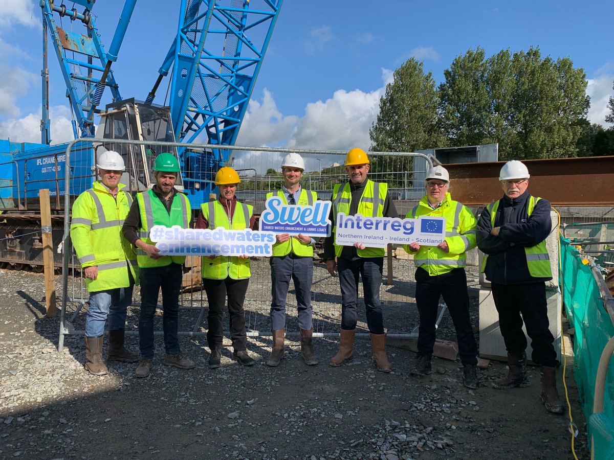 niwnews's tweet photo. NI Water were delighted to welcome @SEUPB and @EAST_BORDER to their four #SWELLPROJECT sites recently to view progress on the extensive wastewater upgrades they are carrying out at Warrenpoint, Newpoint (Newry), Donemana and Strabane as part of the €35m EU-funded SWELL project https://t.co/1Jy9ykBzyJ