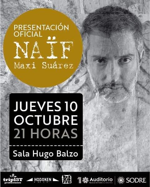 Hoy voy de invitado a cantar en la presentación de "Naif", nuevo disco de <a href="/maxisuareztweet/">Maxi Suárez</a> que lo presenta en la Sala Hugo Balzo del Auditorio Nacional del Sodre 21hs!
Ahí nos vemos 🎶🤟