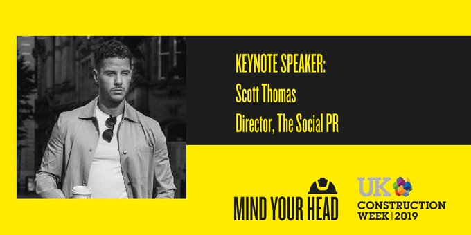 Scott Thomas will be live from the #MATERIALSUPPORT exhibition (F700) <a href="/UK_CW/">UK Construction Week</a> in 10 minutes!

He'll be discussing his own personal experience with mental health. 

Come on down for our final talk of the week!

#MINDYOURHEAD #UKCW2019 #WorldMentalHealthDay