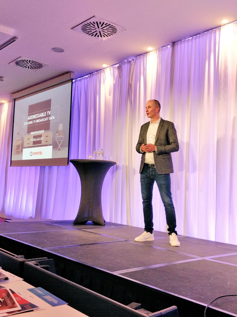 Storytelling across platforms - key insights from @smartclipGmbH's addressable TV solution by Sebastian Busse.