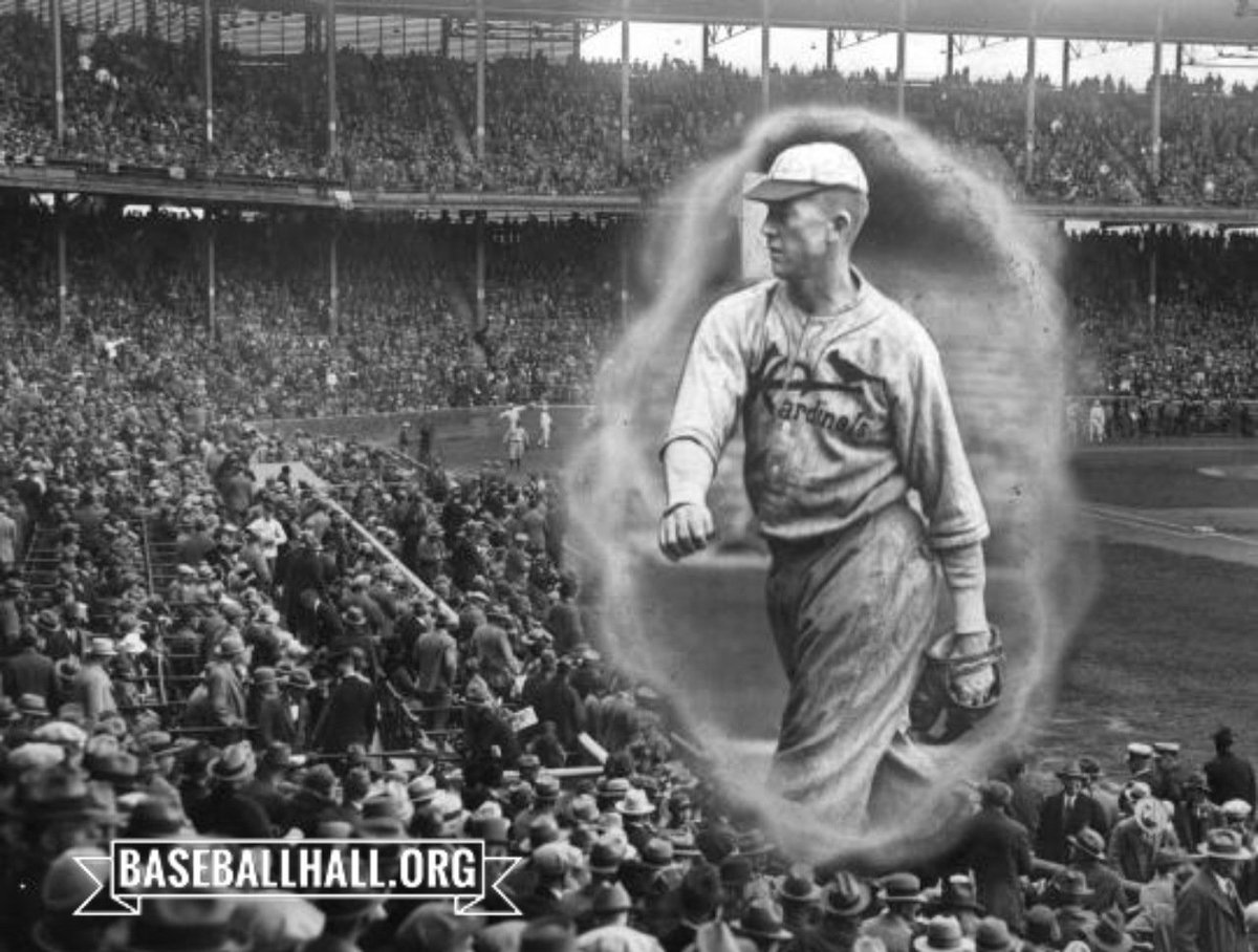baseballhall's tweet photo. 93 years ago today, one day after throwing a complete game and allowing just eight hits, future #HOFer Grover Cleveland Alexander came out of the bullpen and helped the @cardinals secure their first World Series championship. https://t.co/IvCuuwzrhS https://t.co/sZsxyJ1U7f