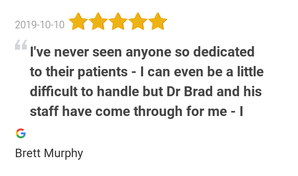 New 5.0-star Review: "I have a chronic condition and have been through my share of chiros - take it from me, Dr...