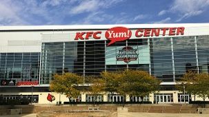 Happy 9th birthday 🎂 to the <a href="/kfc_yumcenter/">KFC Yum! Center</a>. Home to the University of Louisville men's and women's basketball programs with seating for 22,090. Fun fact: The highest record attendance for the arena is Metallica's WorldWired tour March 2019 at 23,085. 🎼 🏀