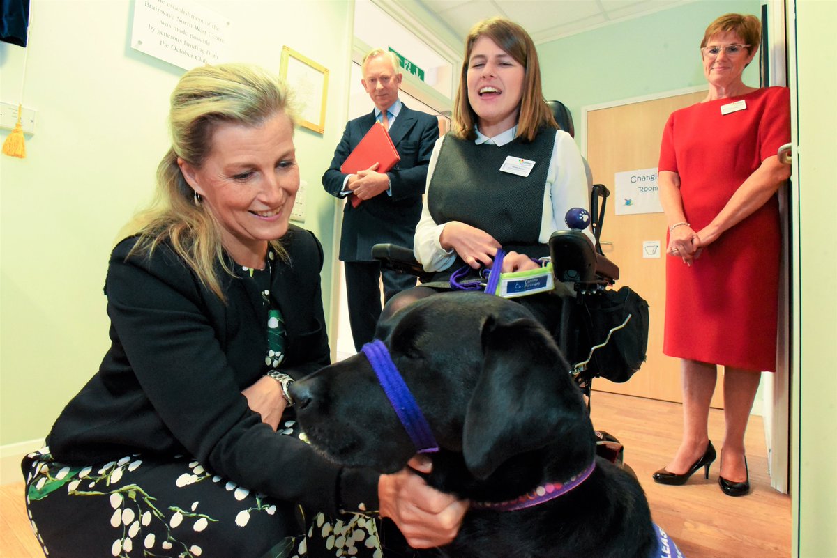 BrainwaveCentre's tweet photo. Natalie @OverO2Brainwave met our charity President HRH The Countess of Wessex GCVO on Tuesday. The Countess presented Natalie with a Cert of Appointment as Charity Ambassador following her amazing year of fundraising which has included climbing over @TheO2 with @ollyofficial!🎈 https://t.co/J2ujSNot4j