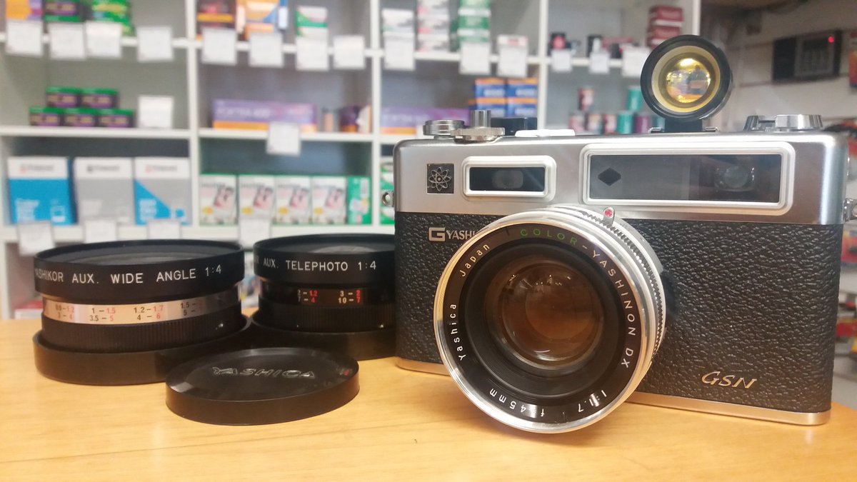 Another day, another camera.
Yashica Electro 35 GSN 
#filmphotography 
#believeinfilm 
#Plymouth