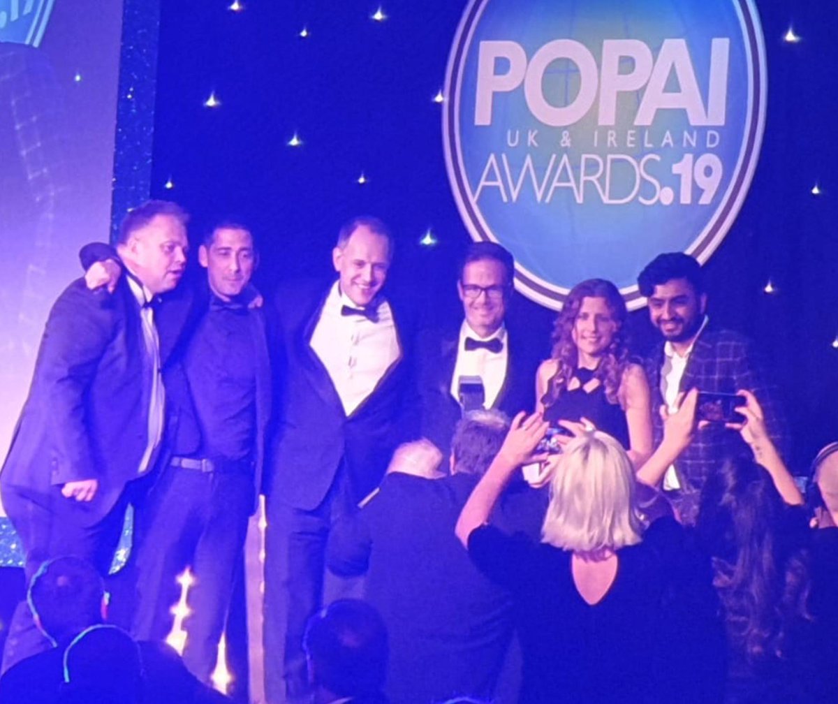 MarksR5Design's tweet photo. 👀Duuun dun duuun dun… 
Absolutely delighted to have picked up a Silver at the @popaiuki awards for the @CadburyUK @OreoShark Unit we designed for @MDLZ and @coopuk #PointOfPurchase #Shopper #ShopperMarketing #InstoreDisplay #TheatreUnit #WinningWeek #TeamMarks https://t.co/zBBJmzf4QV