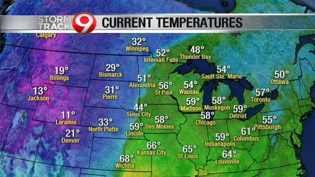SamKuffelWx's tweet photo. You don't need to be a meteorologist in order to #findthecoldfront on this map. https://t.co/Kmo96QMxXU