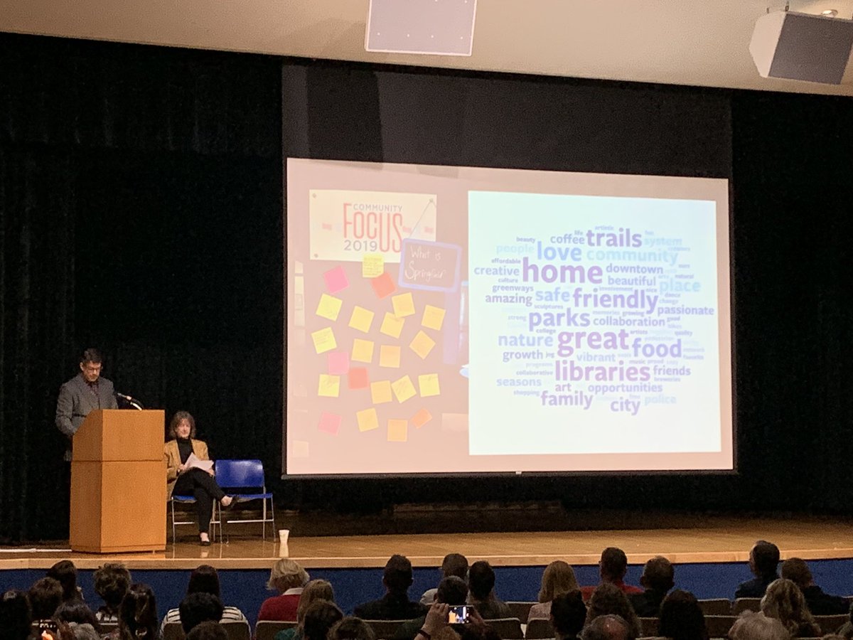 JohnJungmann's tweet photo. Today the Community Focus Report is released highlighting successes (blue ribbons) that happened in the last 2 years and helps us focus on areas that need improvement (red flags). @CFOzarks @SGFChamber @officialSPS  #getacopytoday https://t.co/X6iNiTuLry