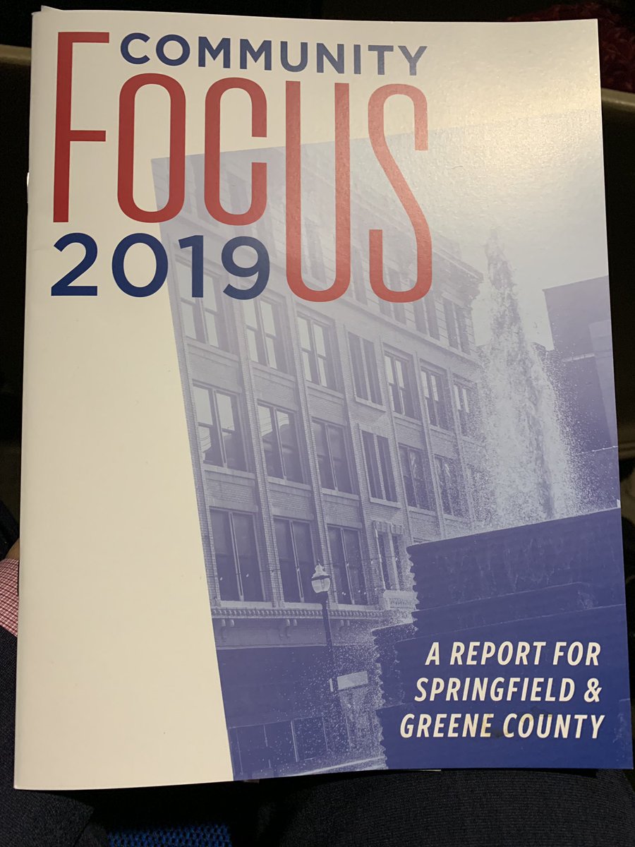 JohnJungmann's tweet photo. Today the Community Focus Report is released highlighting successes (blue ribbons) that happened in the last 2 years and helps us focus on areas that need improvement (red flags). @CFOzarks @SGFChamber @officialSPS  #getacopytoday https://t.co/X6iNiTuLry