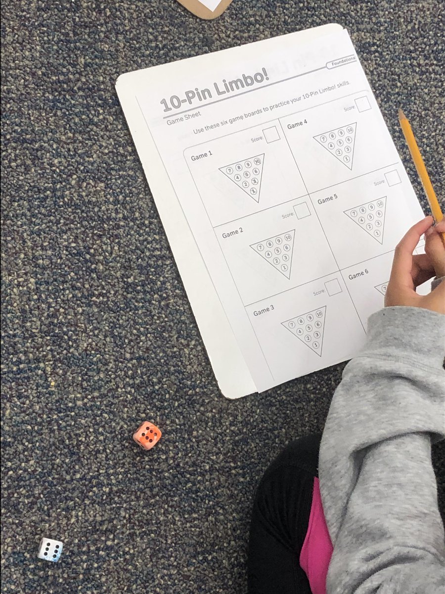 10 Pin Limbo from <a href="/gregtangmath/">Greg Tang</a>  is a great way to start the day! We are sharpening up our basic facts and ability to decompose numbers. #wds1920 #gcpride gregtangmath.com/includes/mater…